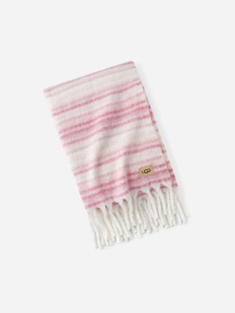 UGG ® Joana Throw 50"x70" in Crème/Dusty Orchid