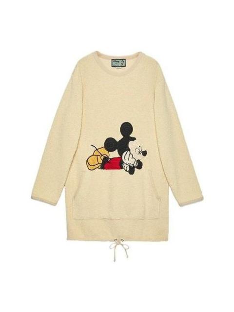 GUCCI (WMNS) Gucci x Disney Cotton Crew Neck Dress 'Beige' 606143-XKA5G-9200