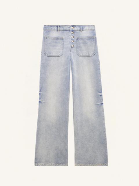 courrèges MULTIFLEX DENIM BAGGY PANTS