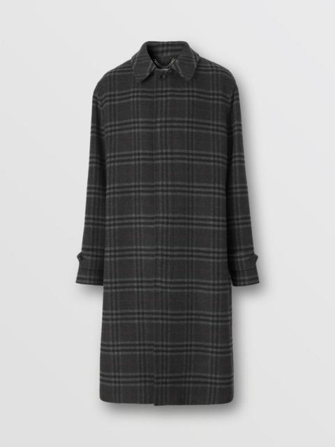 Burberry Vintage Check Wool Cashmere Car Coat