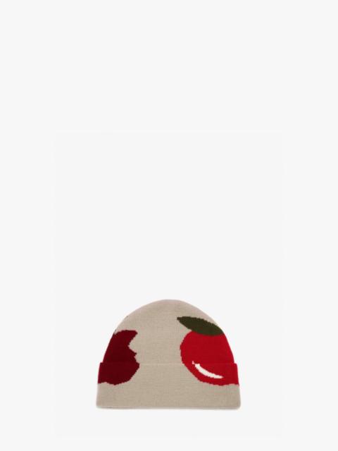 JW Anderson BEANIE WITH APPLE MOTIF