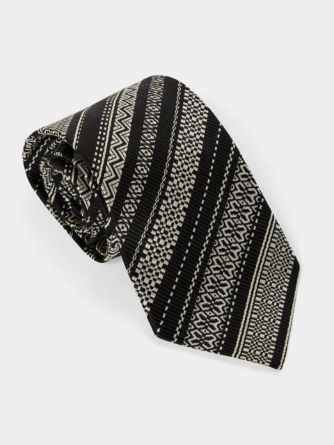 TODD SNYDER Italian Silk Stripe Tie