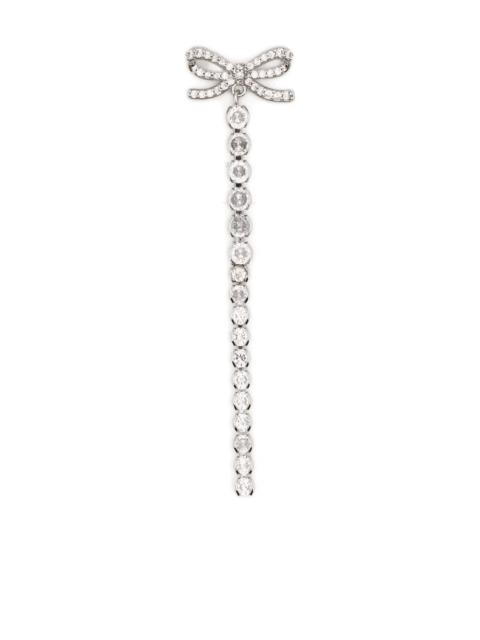 self-portrait Self-portrait Bow-embellished Drop Earrings