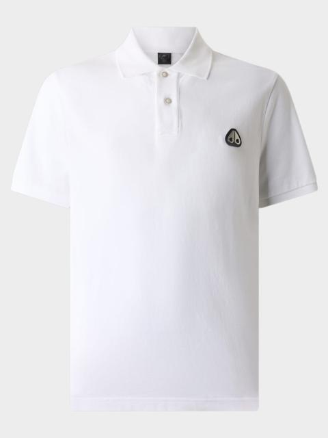 MOOSE KNUCKLES Men & apos;s Everett Cotton Pique Polo Shirt