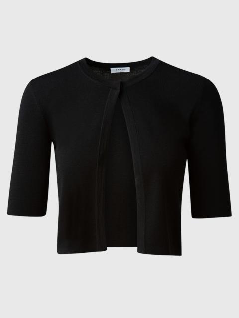 AKRIS Half-Sleeve Short Cardigan