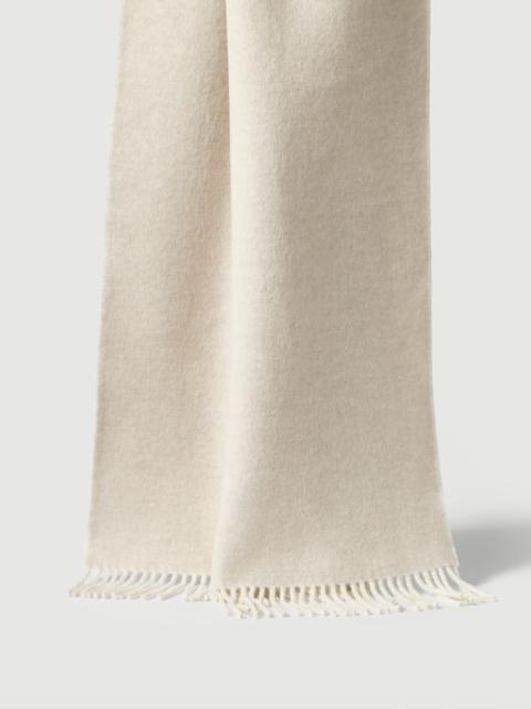 Brunello Cucinelli Wool and cashmere knit scarf