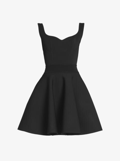 Alaïa HEART NECKLINE BLACK DRESS