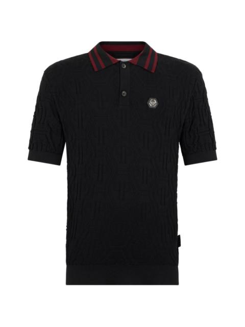 PHILIPP PLEIN knitted polo shirt