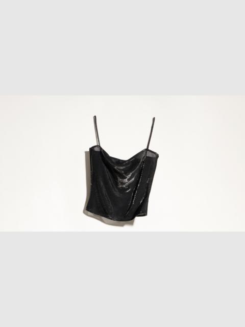 GUCCI Jersey top with iridescent effect