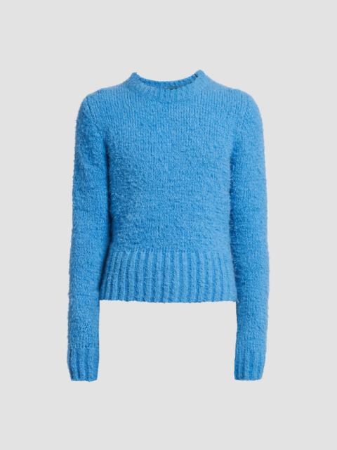 Dolce & Gabbana Men's High Pile Crewneck Sweater - Turquoise