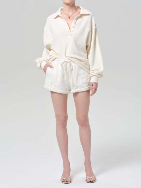 Citizens of Humanity Vivienne Rolled Sweatshort In Pashmina