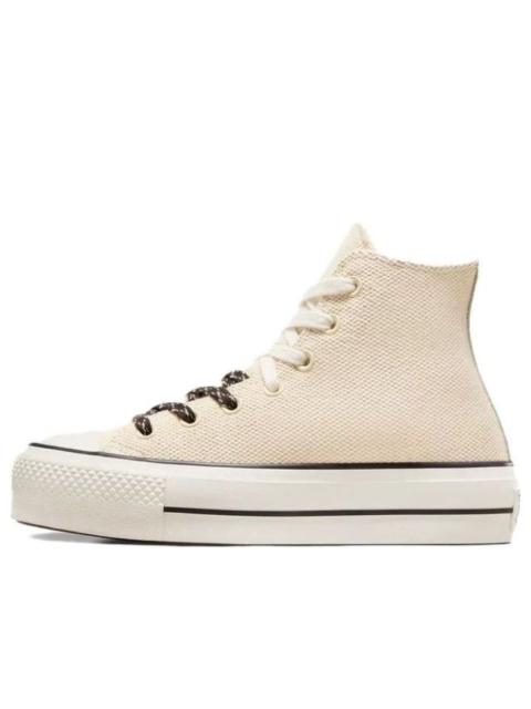 (WMNS) Converse Chuck Taylor All Lift Canvas & Leather 'Beige White' A09093C