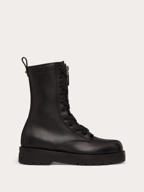 CALFSKIN XCOMBAT BOOTS 40MM