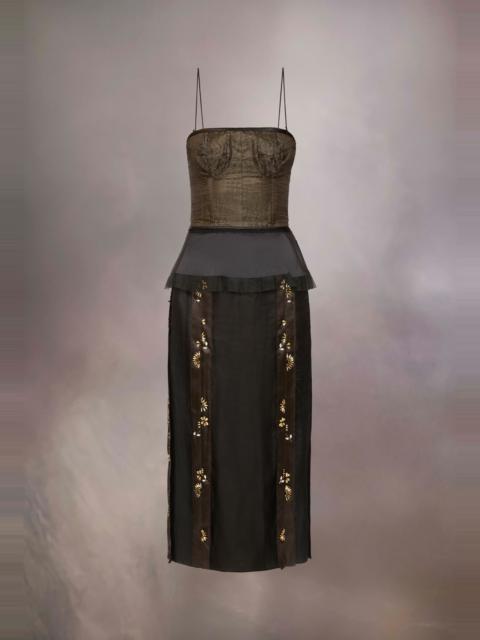 Maison Margiela Décortiqué silk dress