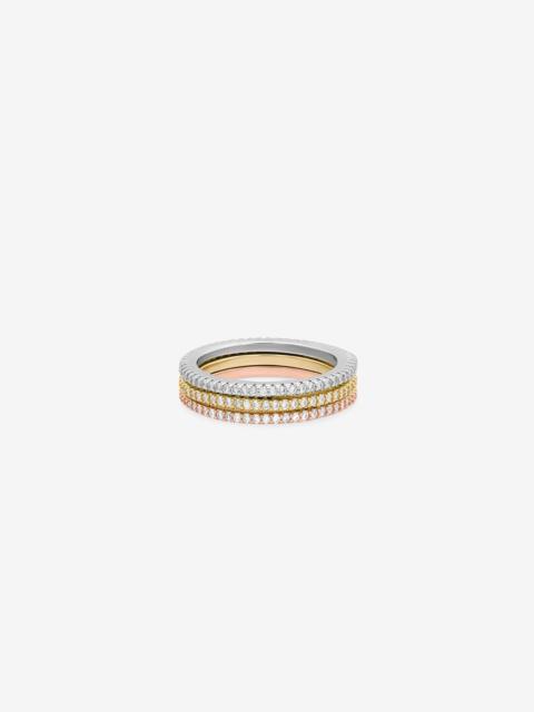 Splendid Shashi Gaia Pave Ring Set