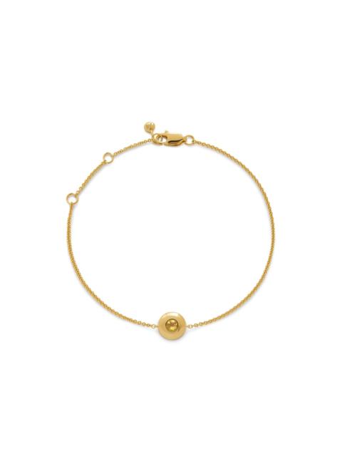 MONICA VINADER 18kt gold vermeil November Birthstone bracelet
