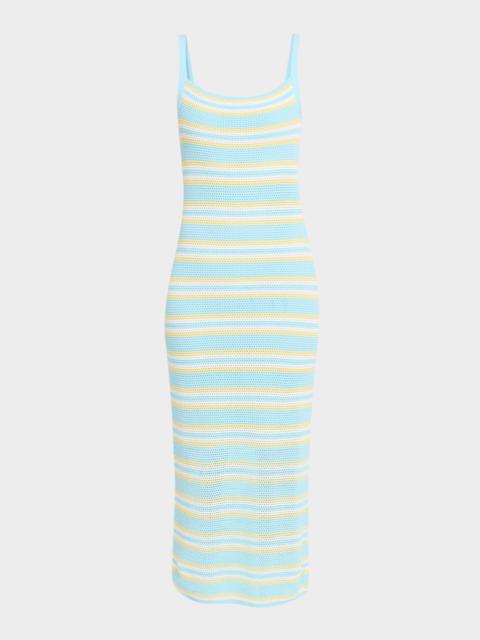 SIMKHAI Connelly Striped Maxi Dress