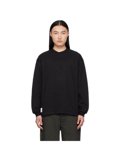 WTAPS Black SIGN-YD Long Sleeve T-shirt