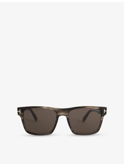 TOM FORD Calder Square-Frame Acetate Sunglasses