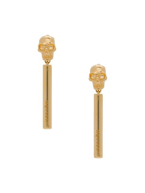 Alexander McQueen Women's Goldtone Bar Drop Earrings - Meteorite