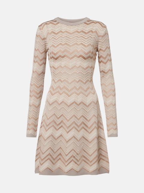Missoni Zigzag knitted minidress