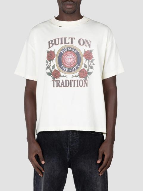 HONOR THE GIFT Men's Tradition Cotton Crewneck T-Shirt - Bone