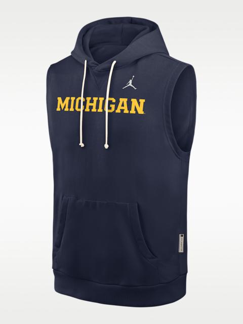 Jordan Michigan Sideline Men's Jordan Brand Dri-FIT College Sleeveless Pullover Hoodie