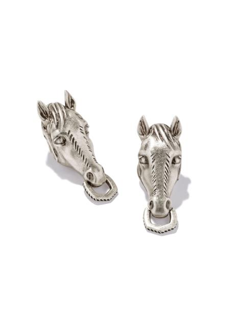 KENDRA SCOTT Beau Statement Earring in Vintage Silver