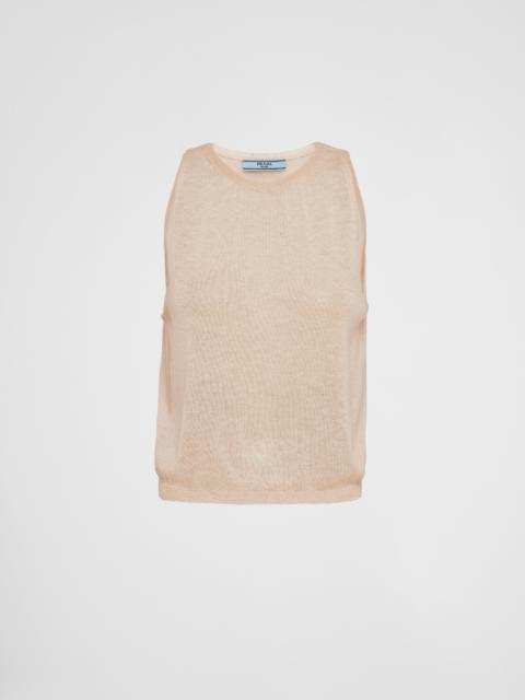 Prada Cashmere tank top