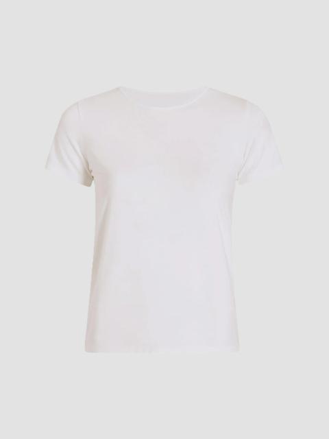 Another Tomorrow Women's Fitted Tee - White