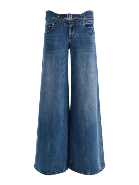 Alice + Olivia STANLEY CINCH BUCKLE JEAN