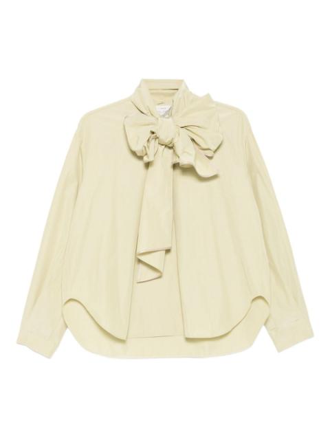 forte_forte bow-detailed shirt