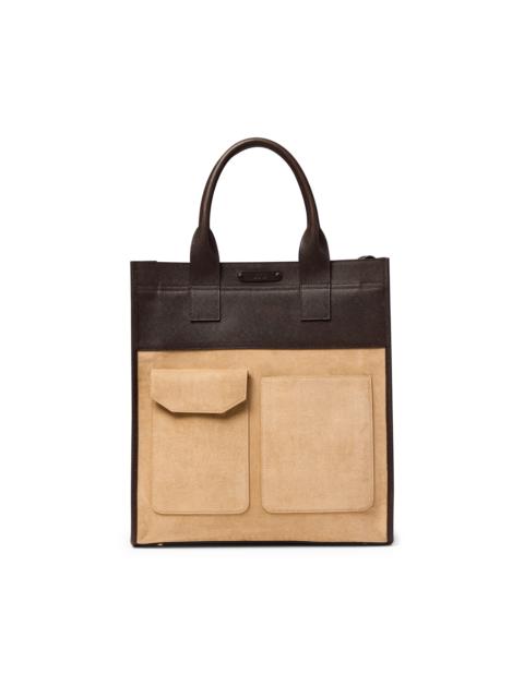 July Wayfarer Suede Book Tote