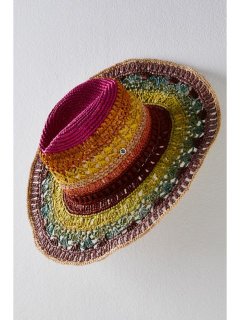 FREE PEOPLE Arlet Rainbow Crochet Hat