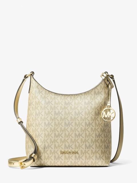 MICHAEL KORS Maya Small Metallic Signature Logo Crossbody Bag