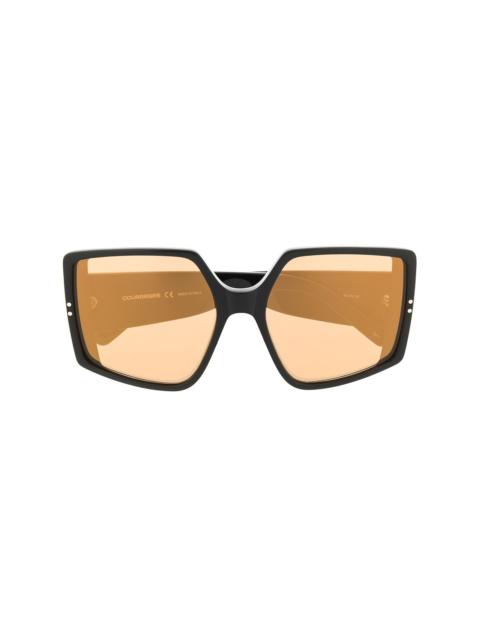 courrèges oversized square sunglasses