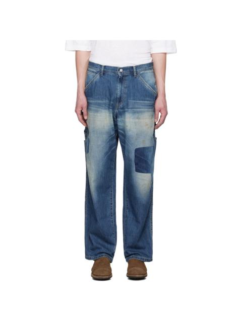 NEIGHBORHOOD Blue Savage LW Painter Denim Jeans