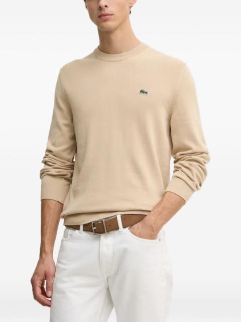 LACOSTE long-sleeve crew-neck sweater