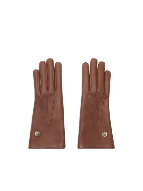 Burberry leather lined gloves