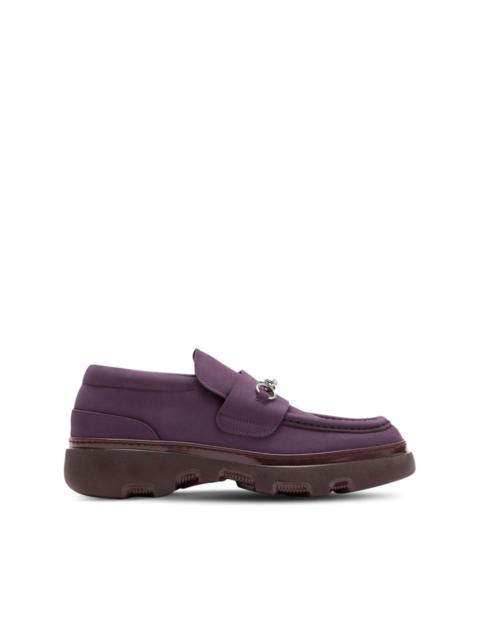 Creeper Clamp suede loafers