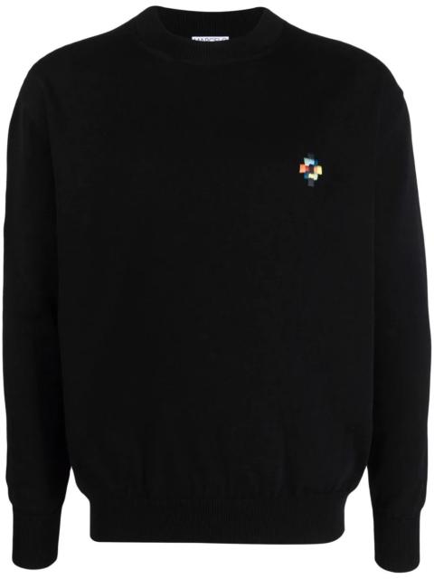 logo-embroidered jumper