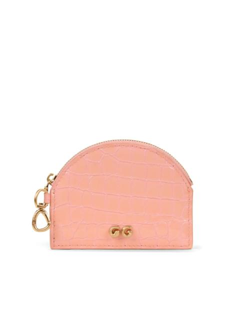 Cult Gaia Aleta zip-up card holder
