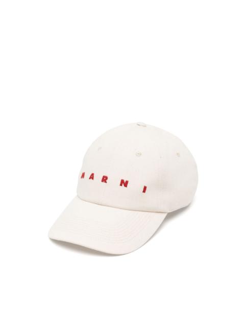 Marni logo-embroidered cap