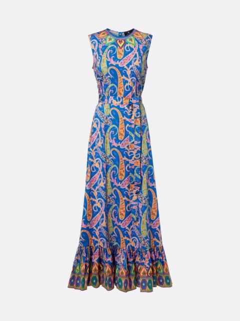 Etro Paisley cotton-blend maxi dress