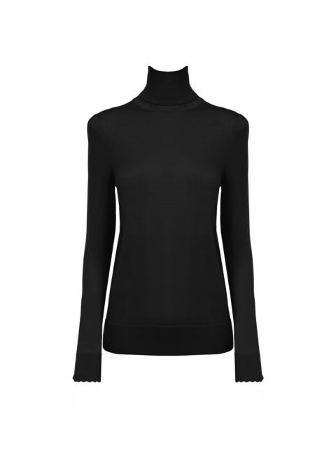 Chloé FITTED HIGH-NECK SWEATER