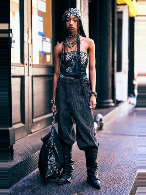 R13 RELAXED CROPPED WORK PANT