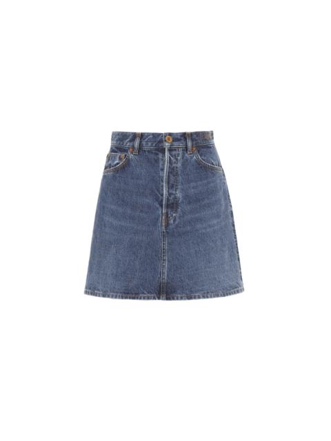 DENIM MINI SKIRT