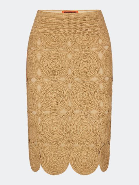 SIMONMILLER Beep Beep Midi Skirt In Natural