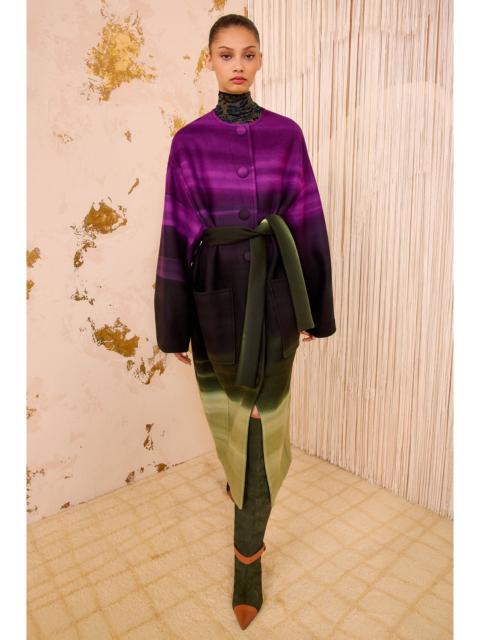 Fernanda Oversized Wool Melton Coat