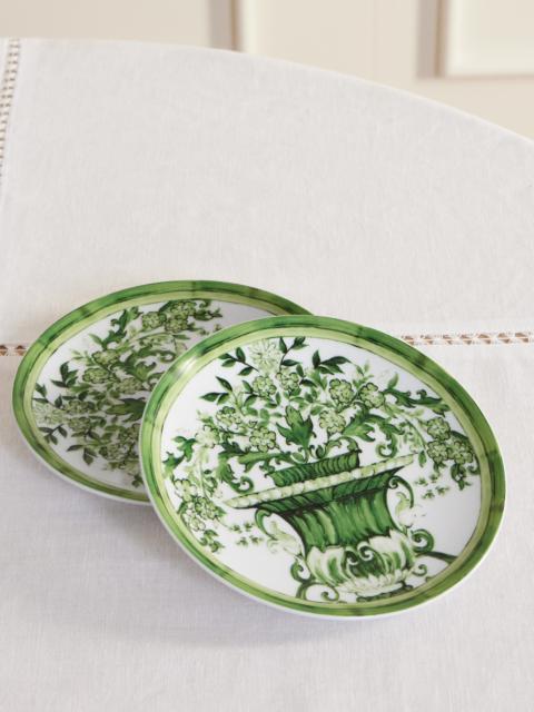 Dolce & Gabbana Set Of Two Painted Porcelain Bread Plates